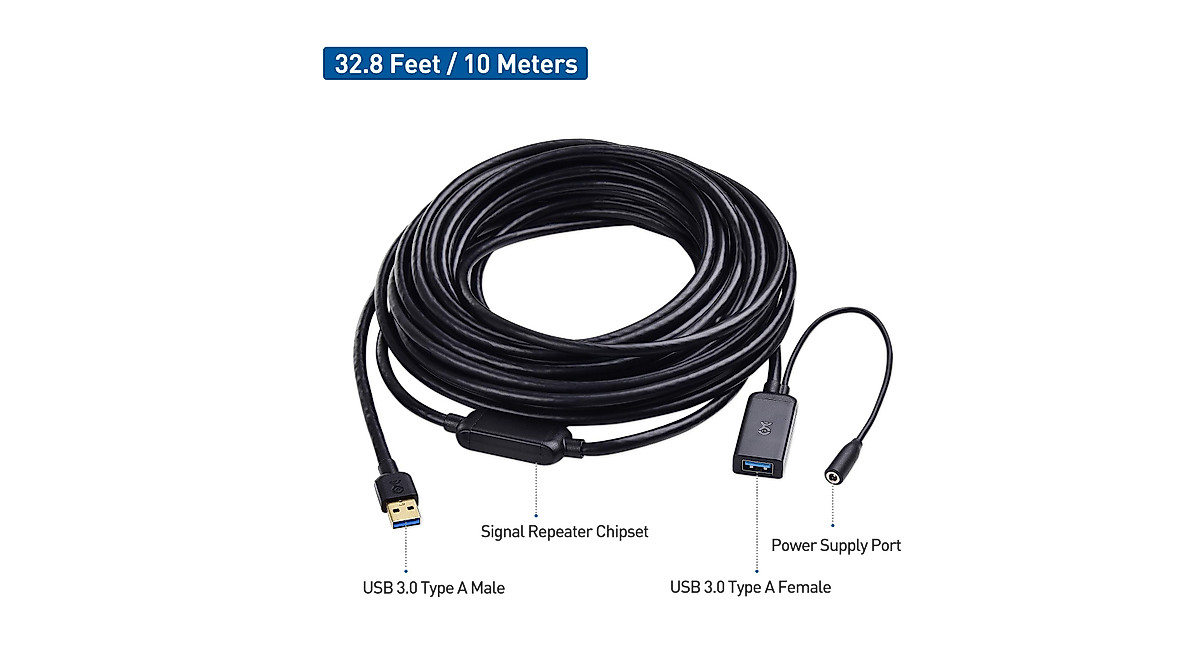 Cable Matters 32.8 ft USB 3.0 Extension Cable