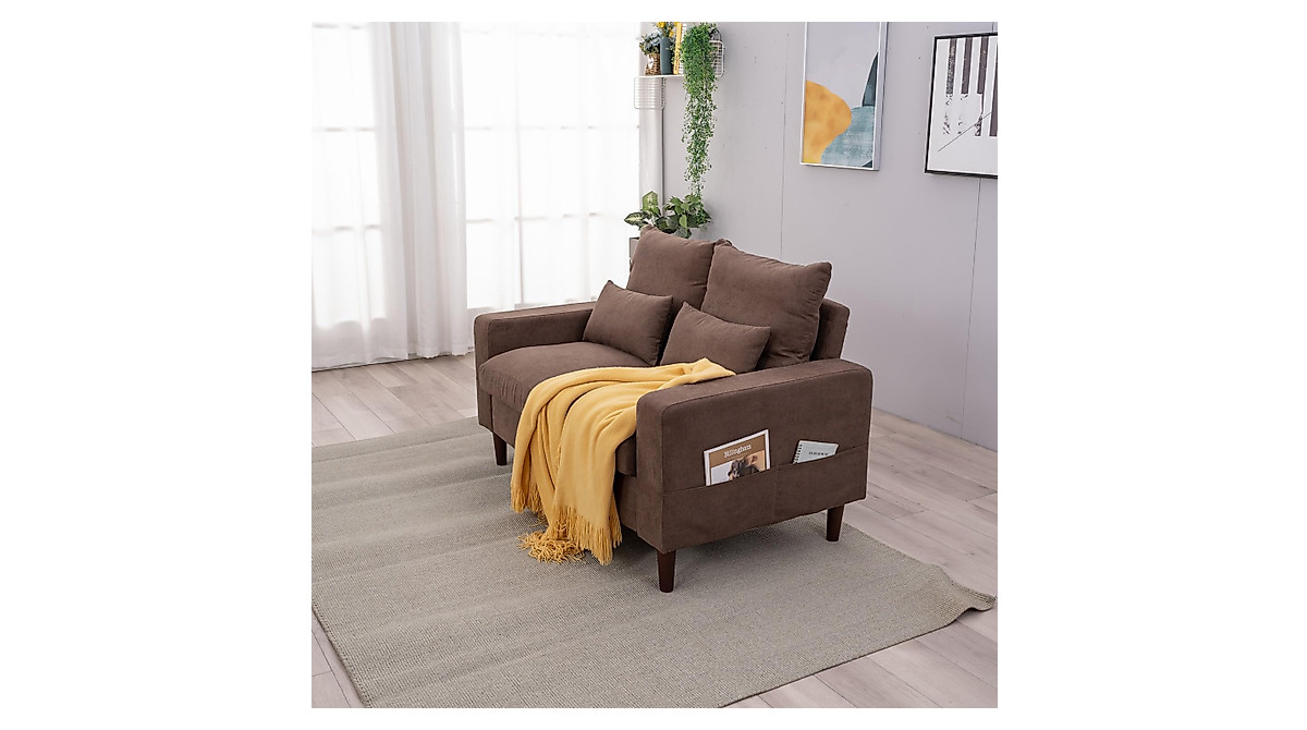Buy Panana Modern 2-Seater Couch Sofa for Small Living Rooms
