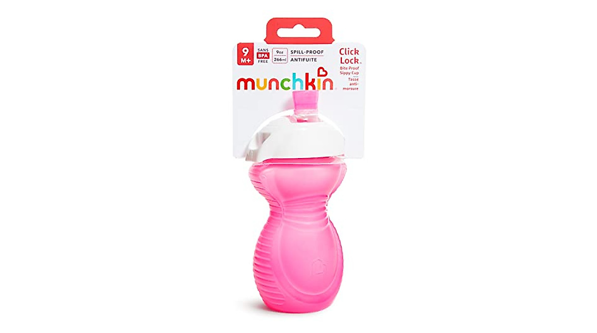 Munchkin Click Lock Bite Proof Sippy Cup - Leak-Proof & Easy to Clean