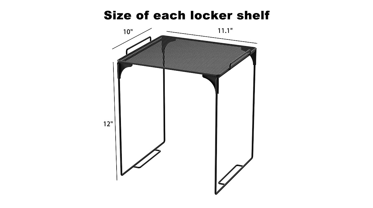 Svartur Stackable Locker Shelf - Maximize Space & Stay Organized