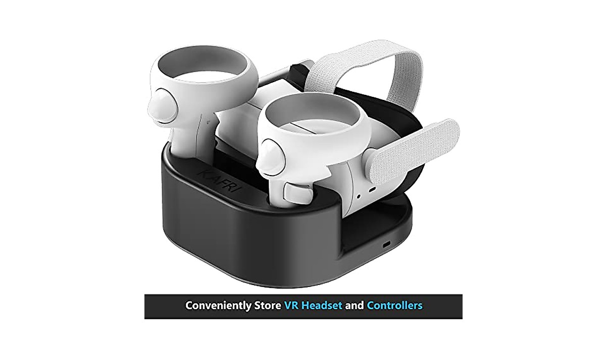 KAFRI Charging Dock for Oculus Quest 2 - Fast & Stylish
