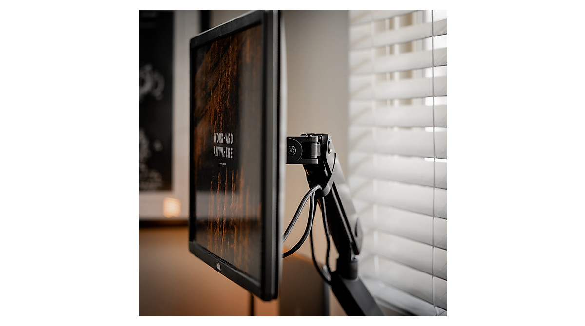 AVLT Single Monitor Arm Desk Mount - Full Motion & Ergonomic