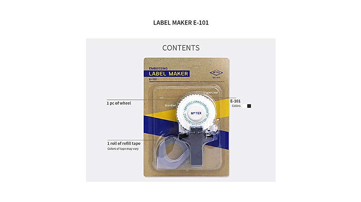 MoTEX Embossing Label Maker - Create Fun Labels Easily