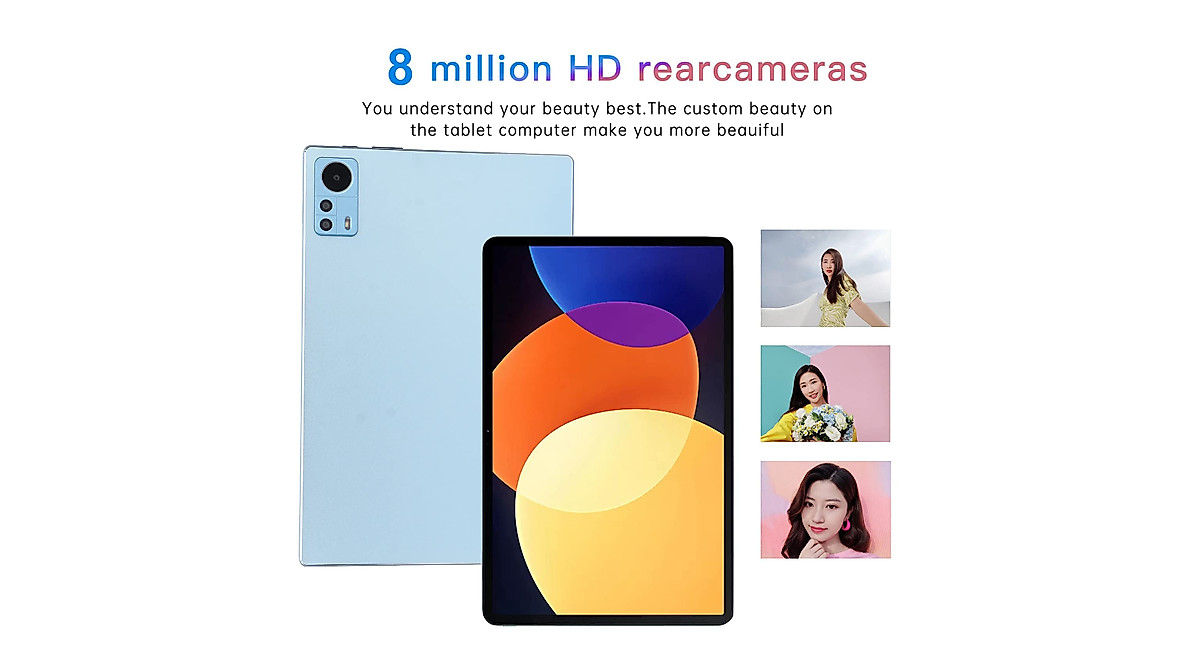 HD Tablet with 10-Inch Display, 8GB RAM & 128GB Storage for All