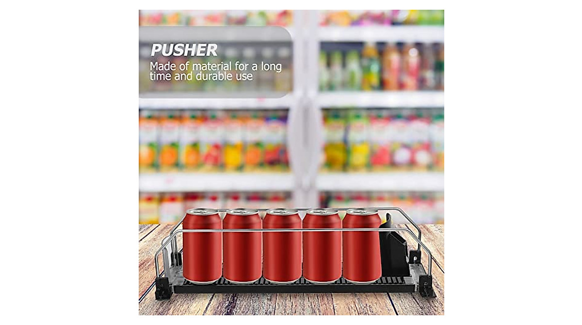 Vending Machine Pusher Glide Soda Can Dispenser for Fridge | Organize ...