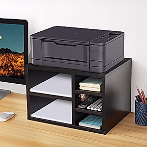 MaxGear 2 Tier Printer Stand with Storage for Home Office