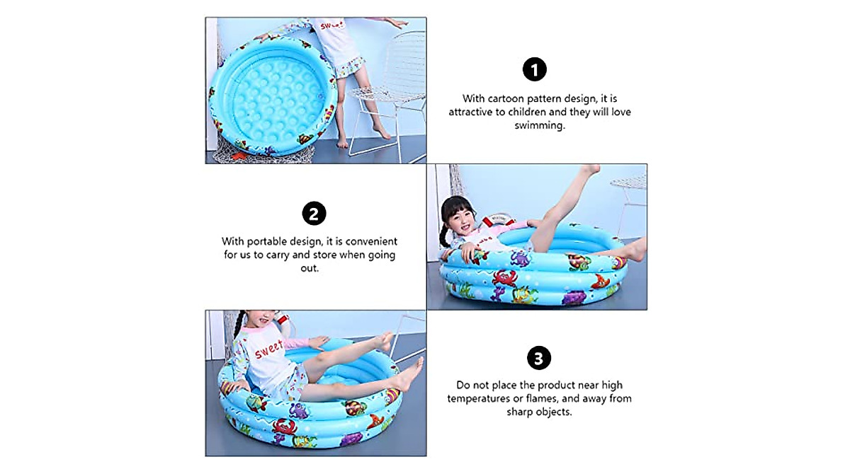 Portable Inflatable Pool for Kids | Easy Setup Summer Fun!