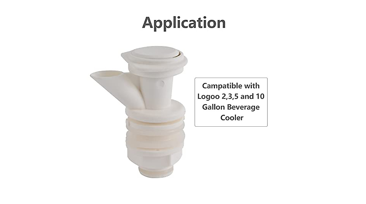Push Button Spigot Replacement for Beverage Coolers