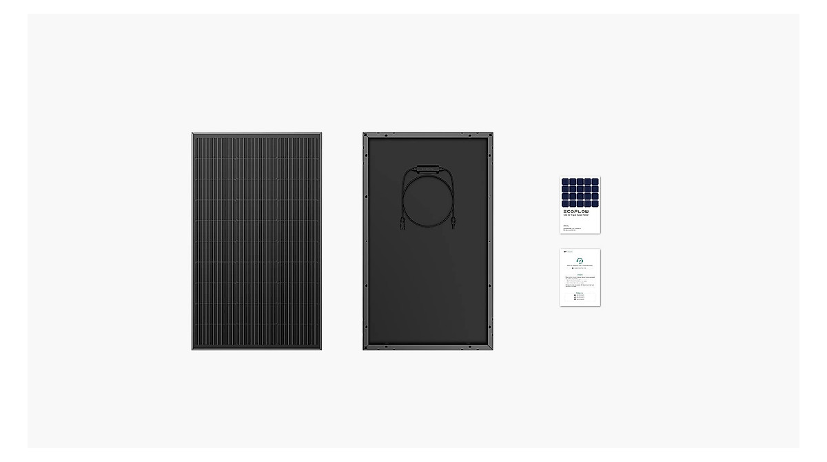 EF ECOFLOW 100W Solar Panels - High Efficiency & Durable