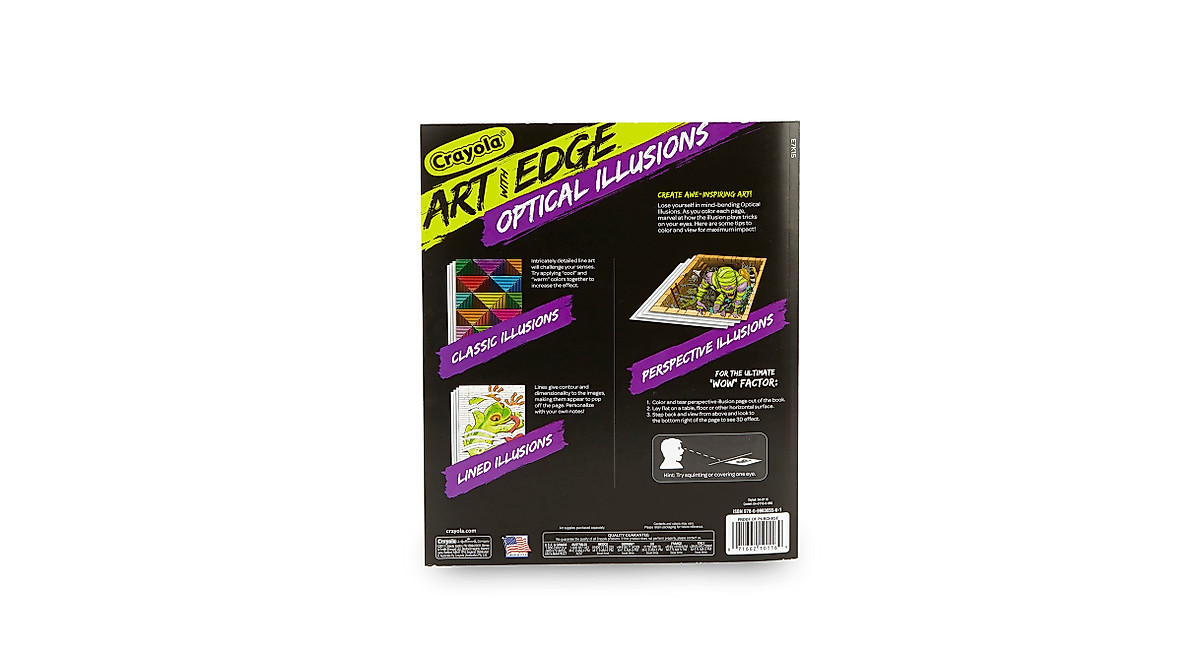 Explore Crayola Art With Edge Optical Illusions Pages