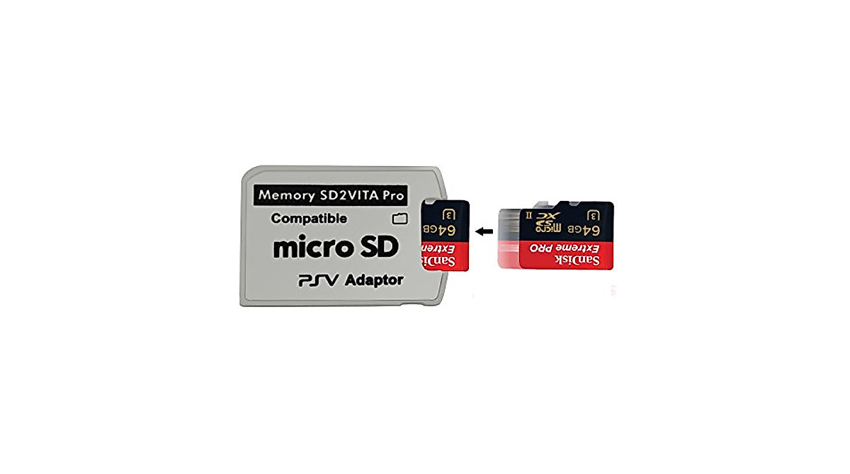 Aukuoy SD2Vita 5.0 Ultimate - Adaptateur Carte Micro SD PSVSD Pour PS Vita 1000 Et 2000, Version Améliorée Rapide