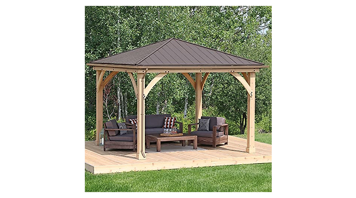 Yardistry Rain Gutter Kit for 12' x 12' Gazebo