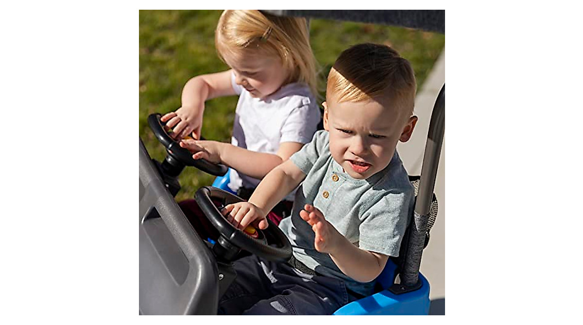 Step2 Side-by-Side Push Around SUV for Kids | Fun Toddler Ride-On