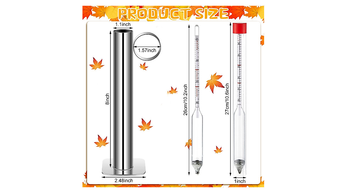 Maple Syrup Hydrometer Kit – Precise Measurement for Perfect Syrup