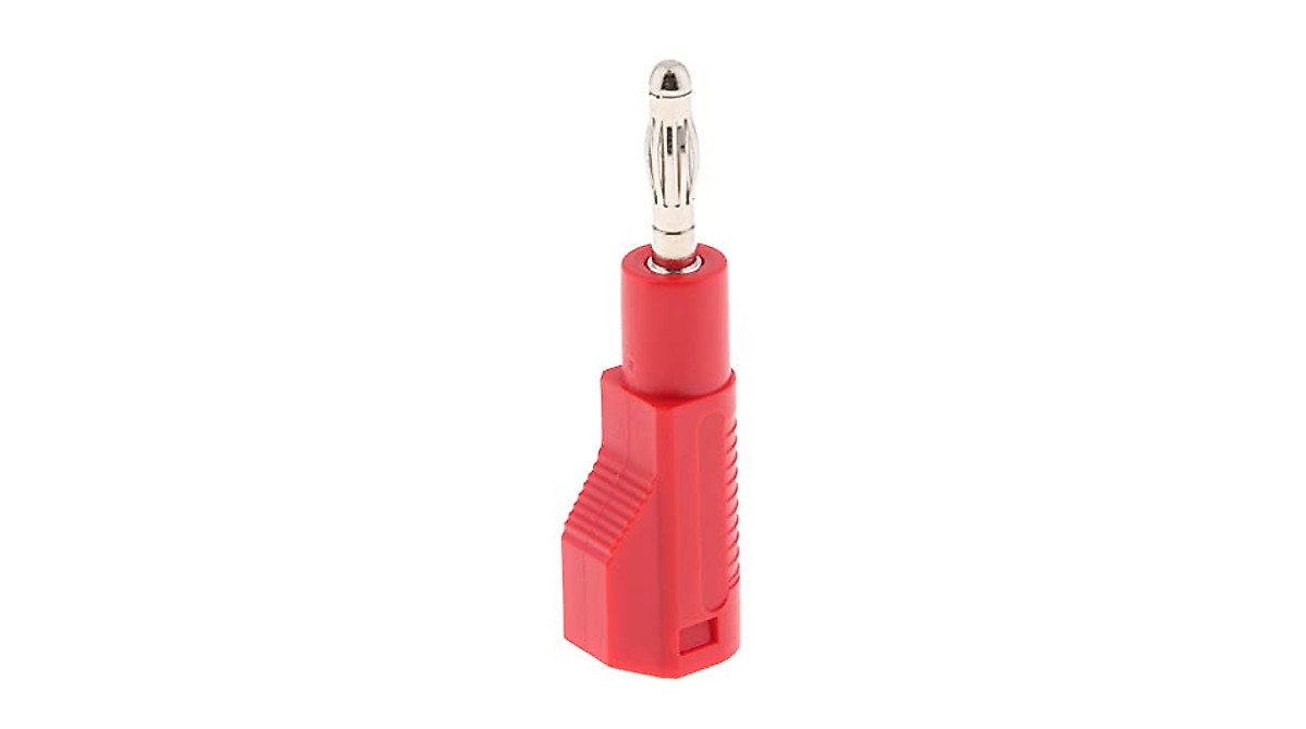 Gazechimp 10PCS 4mm Stackable Banana Plugs - Red & Black Enhances ...