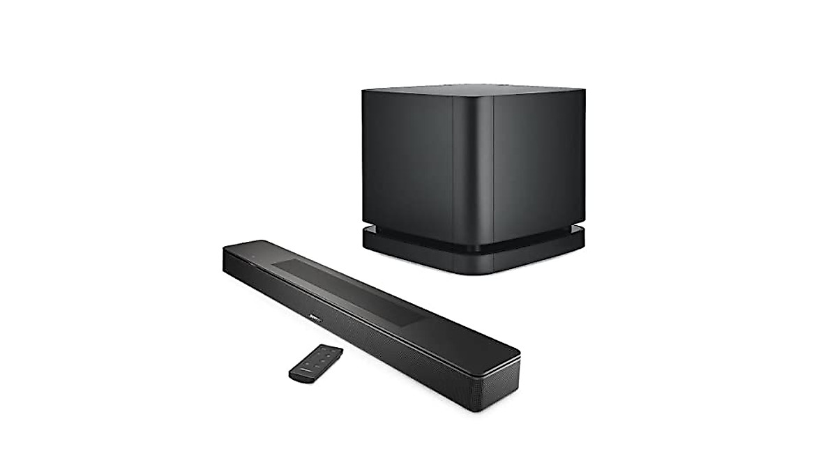 Bose Smart Soundbar 600 with Dolby Atmos and Bass Module 500