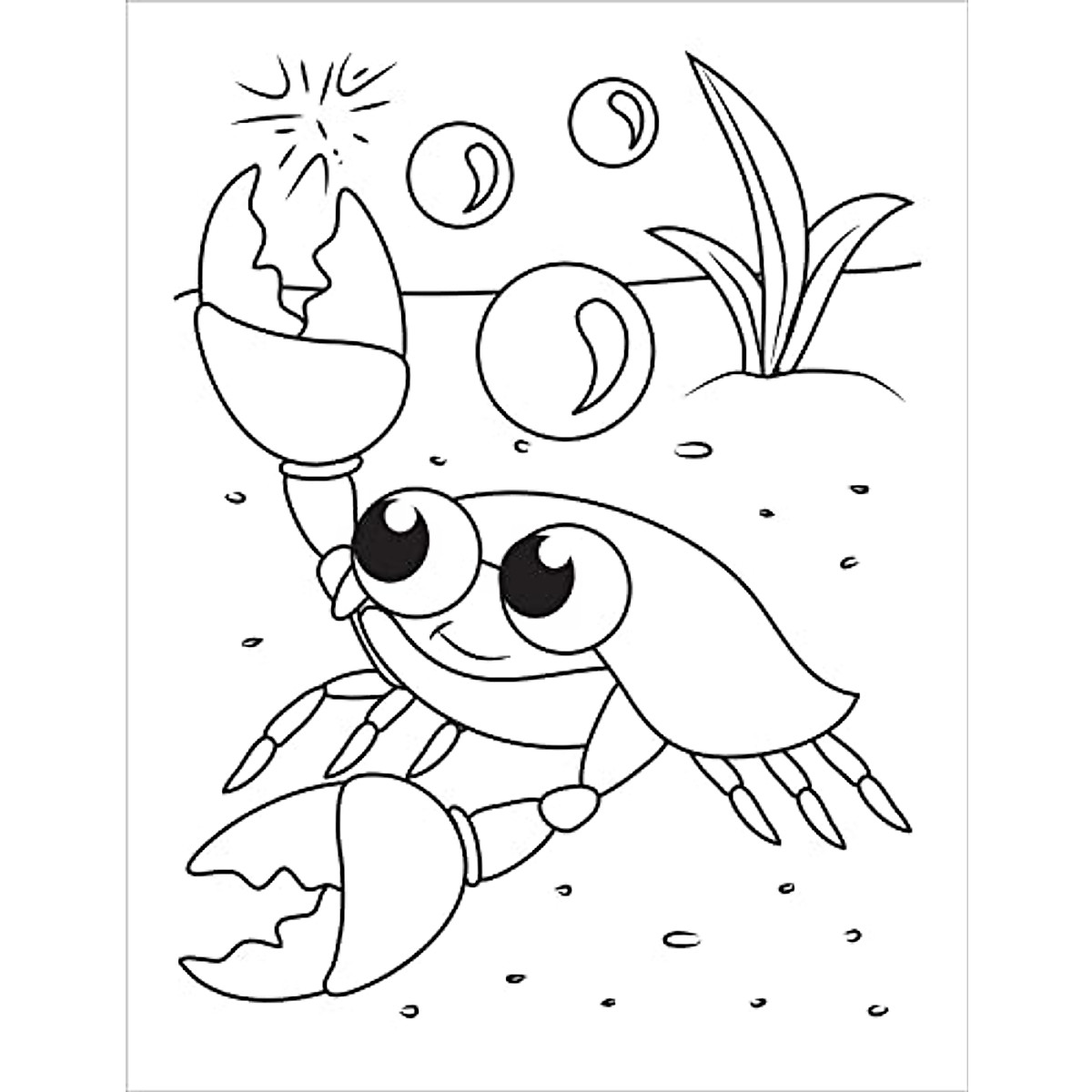 Ocean Coloring Book for Kids Ages 4-8