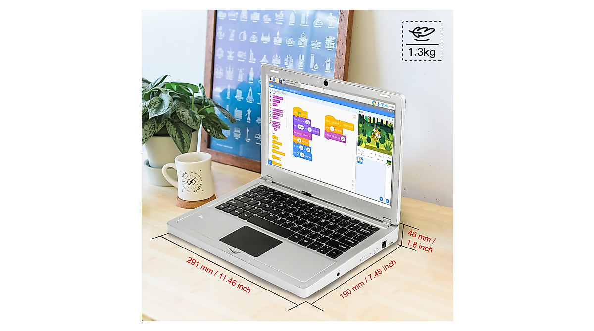 Raspberry Pi Programming Laptop - CrowPi2 Kit for Learning & AI
