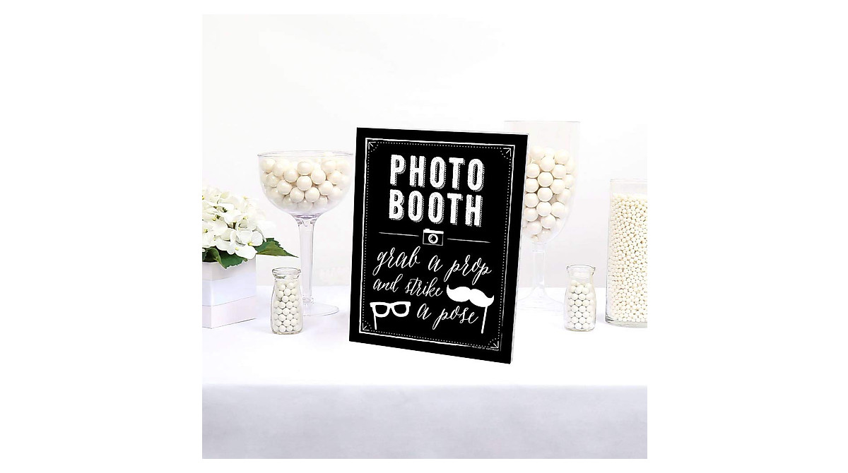 Big Dot of Happiness Photo Booth Sign - Fun Party Decor