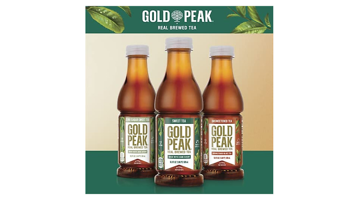 Gold Peak Sweetened Green Iced Tea - Real Brewed & Refreshing