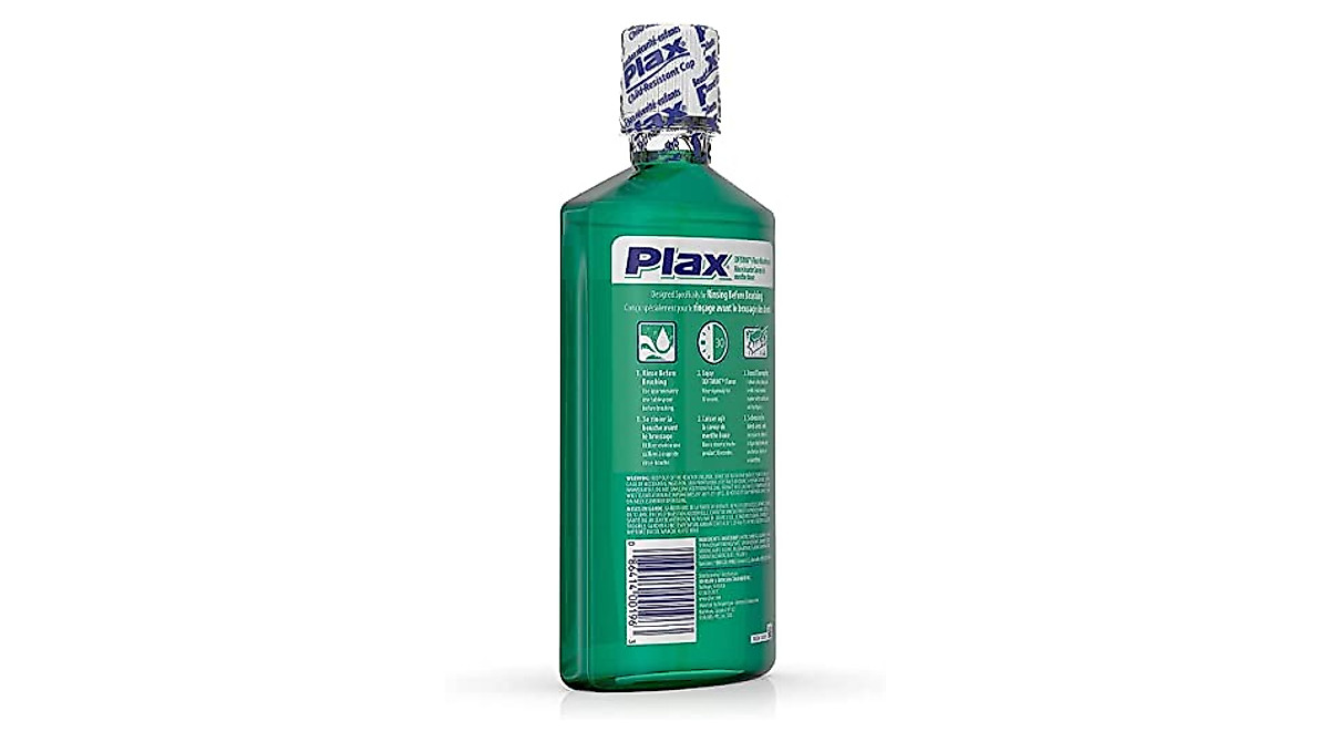 Plax Anti-Plaque Dental Rinse - Fresh Mint Flavor
