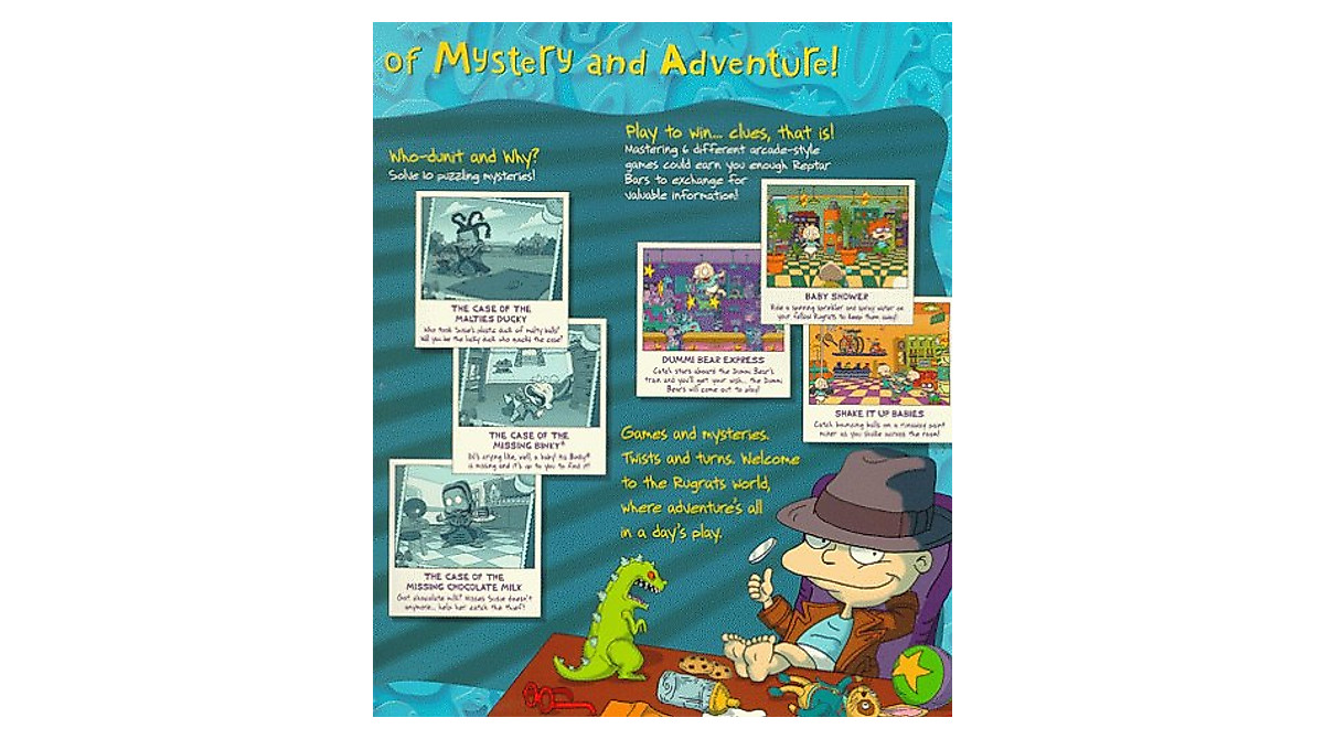 Nickelodeon Rugrats Mystery Adventures PC - Fun Kids Detective Game