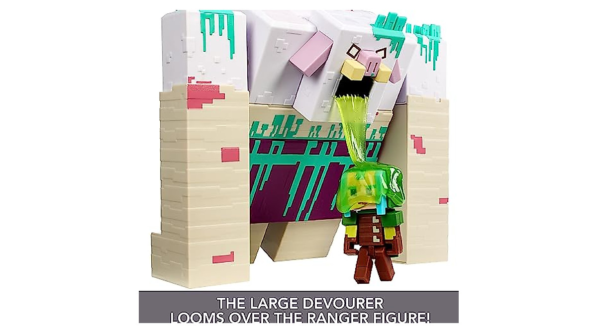 Mattel Minecraft Legends Devourer Action Figure w/ Slime Attack