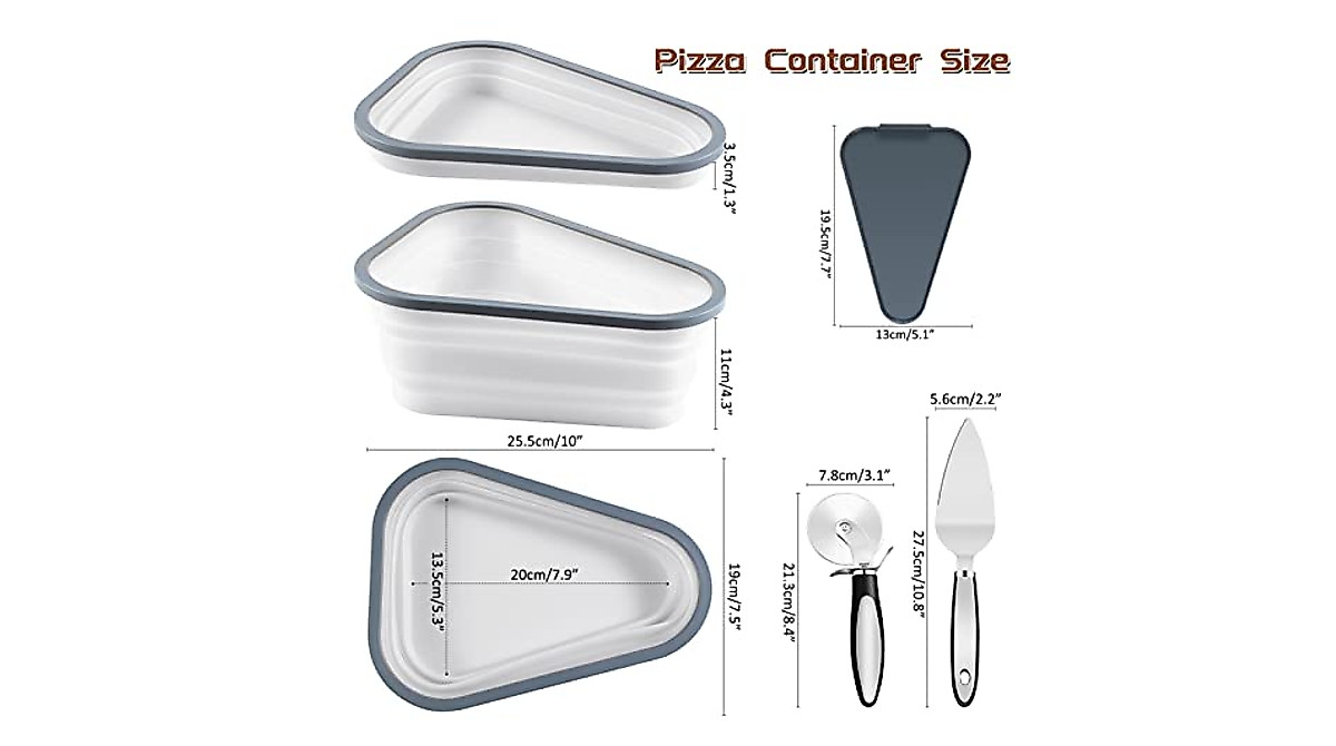 Eco-Friendly Expandable Pizza Storage Container - Save Space