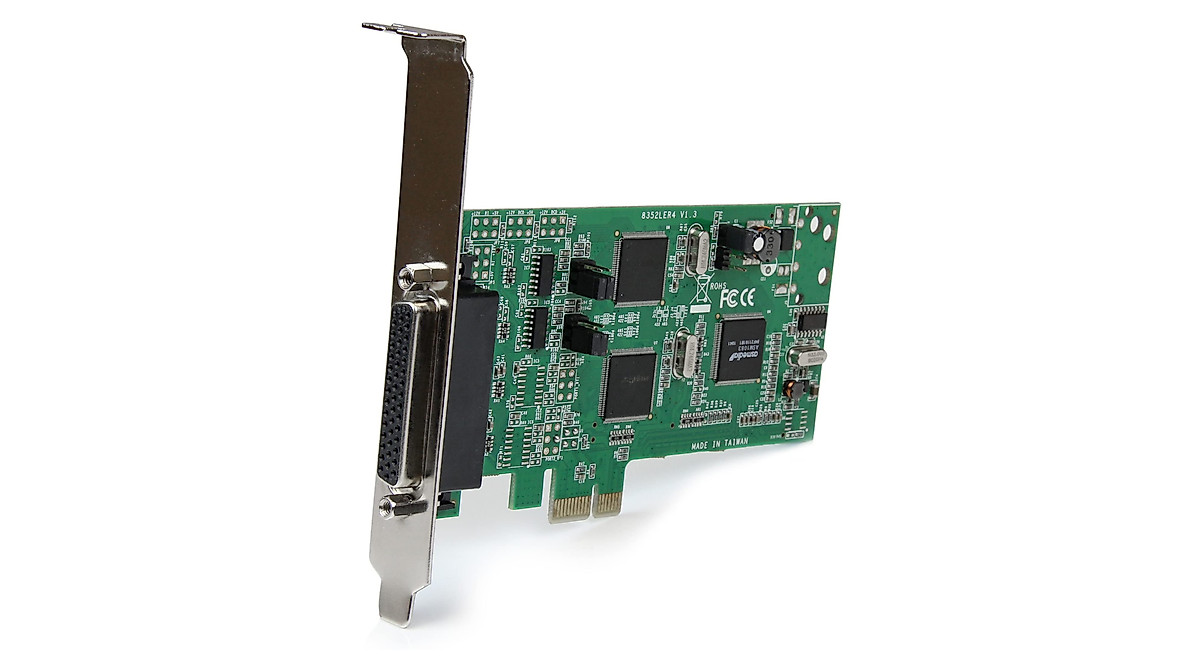 StarTech 4 Port PCIe Serial Combo Card for Enhanced Connectivity