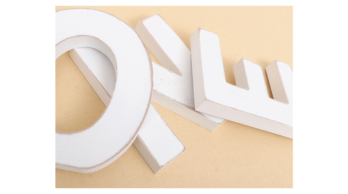Charming Wooden ONE Sign for 1st Birthday Celebration
