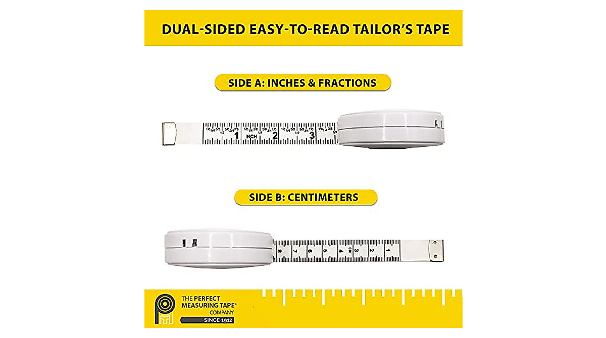 3 Piece Body Measuring Tape Kit - Retractable & Accurate for Fitness ...