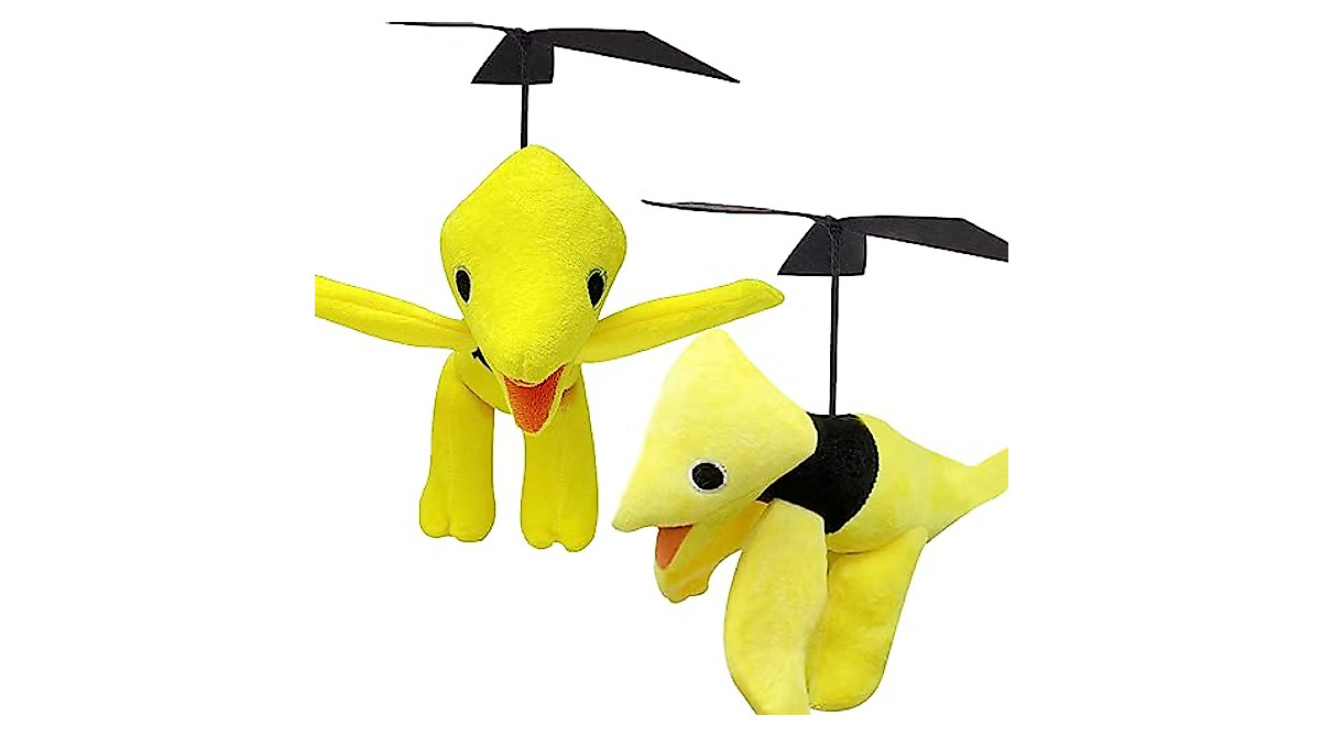 Cyan & Yellow Rainbow Friends Plush - SmallBos