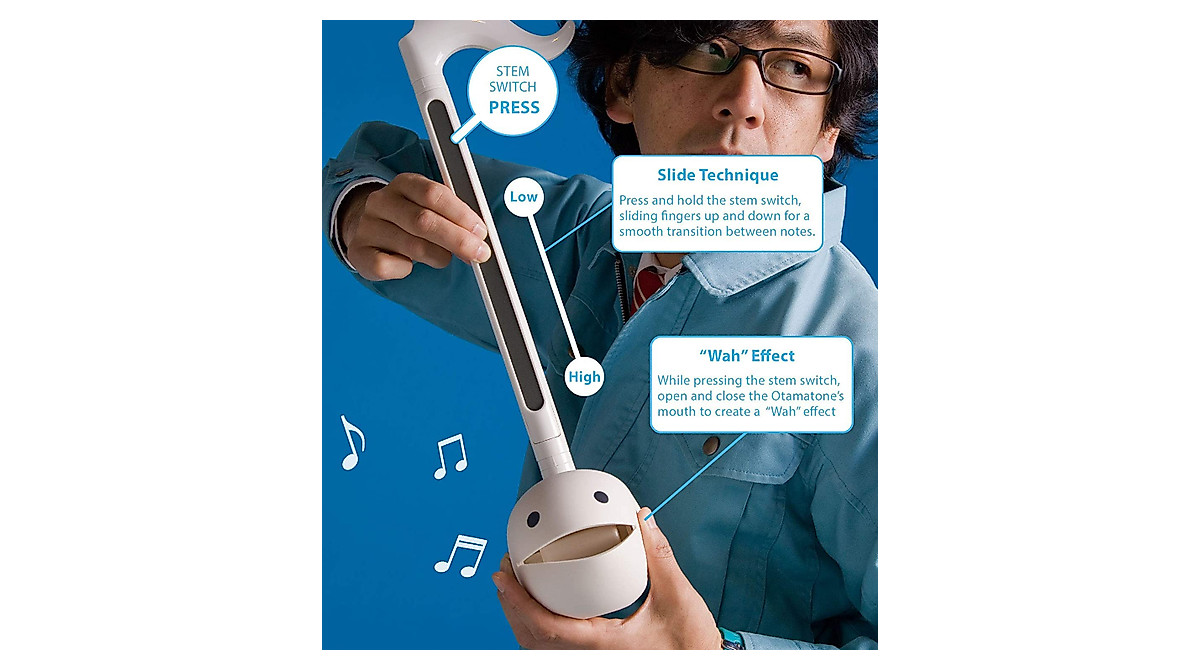 Otamatone Deluxe Electronic Musical Instrument - Fun & Easy to Play