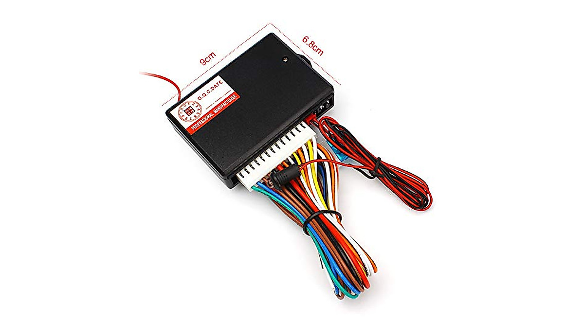 FicBox Universal Car Keyless Entry System with Remote Lock & Trunk Release