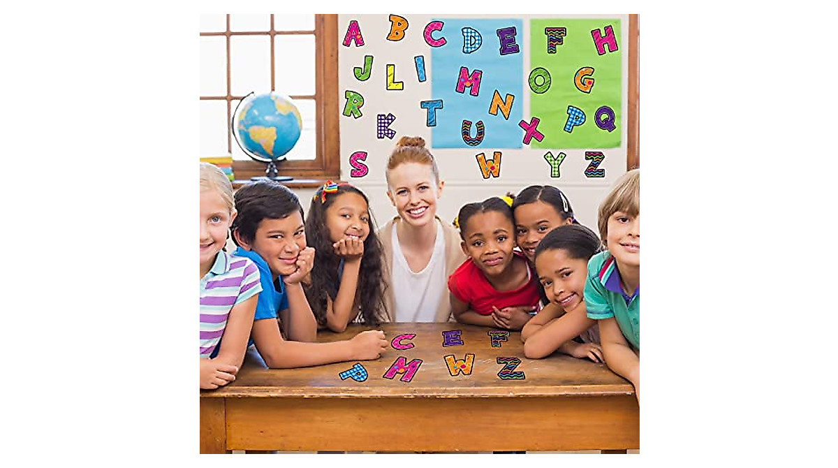 107-Piece Chalkboard Letters Set for Classroom Decor