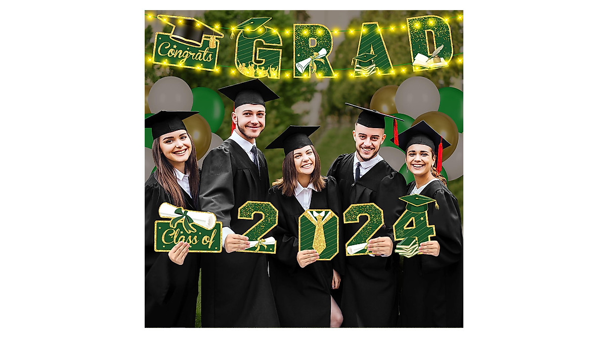 Stylish 2024 Graduation Party Decorations with LED Light