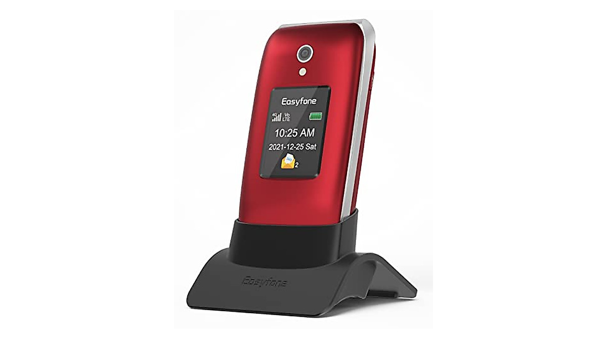 Easyfone Prime-A1 Pro 4G: Big Button Flip Phone for Seniors