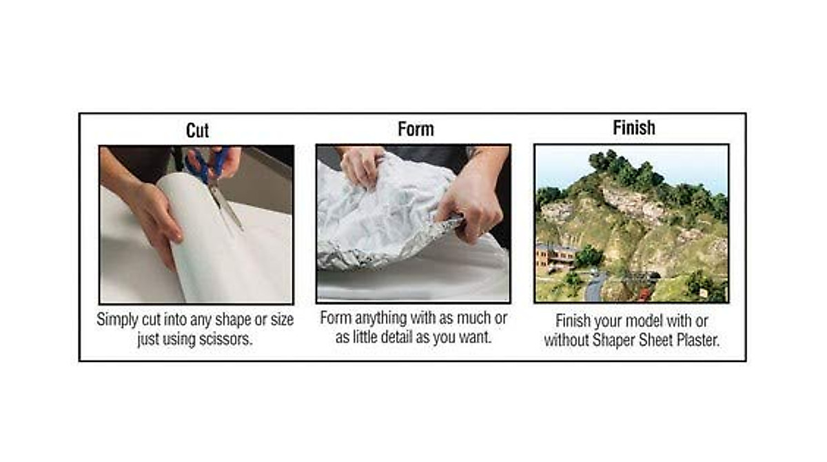 Woodland Scenics Shaper Sheet - Ideal for Terrain Crafting