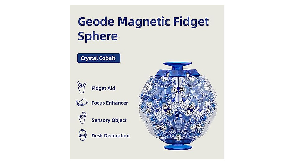 AIQI 14-Piece Magnetic Fidget Sphere Set - Stress Relief