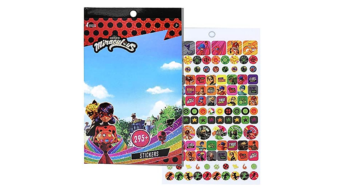 Miraculous Ladybug Sticker Book – 295+ Fun Stickers