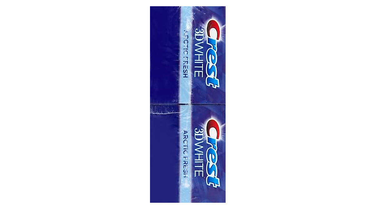 Crest 3D White Toothpaste - Radiant Mint, Pack of 2