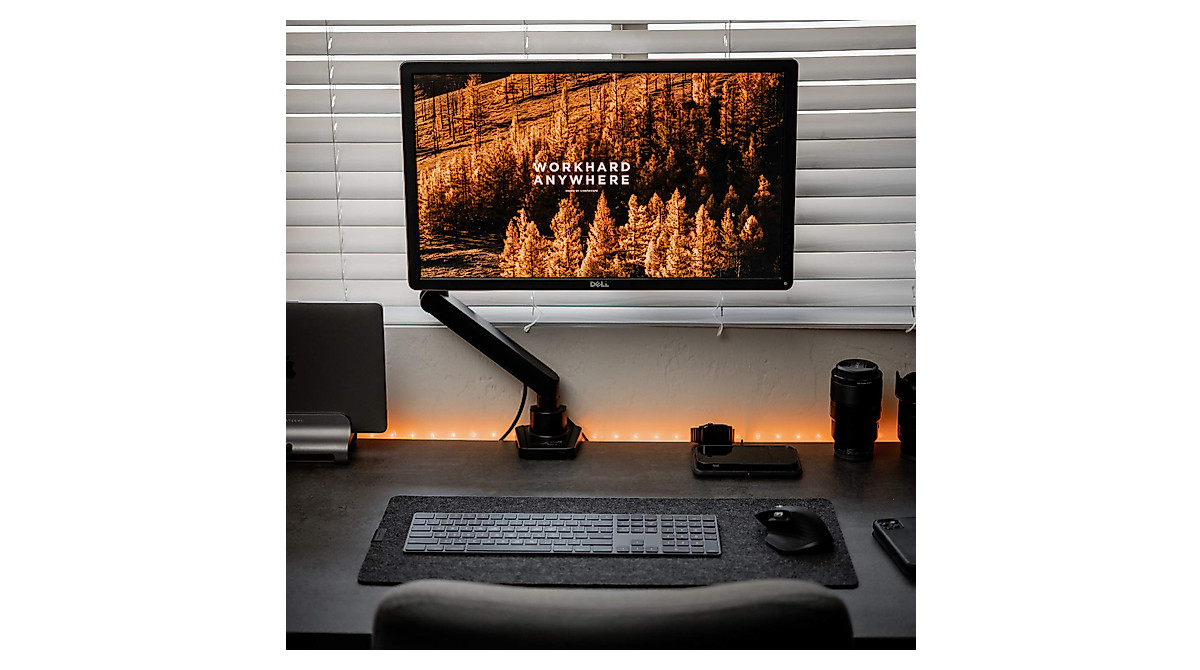 AVLT Single Monitor Arm Desk Mount - Full Motion & Ergonomic