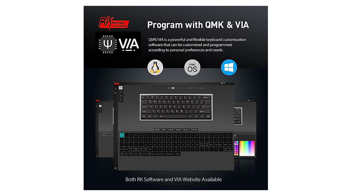 RK61 60% Mechanical Gaming Keyboard with RGB Backlight