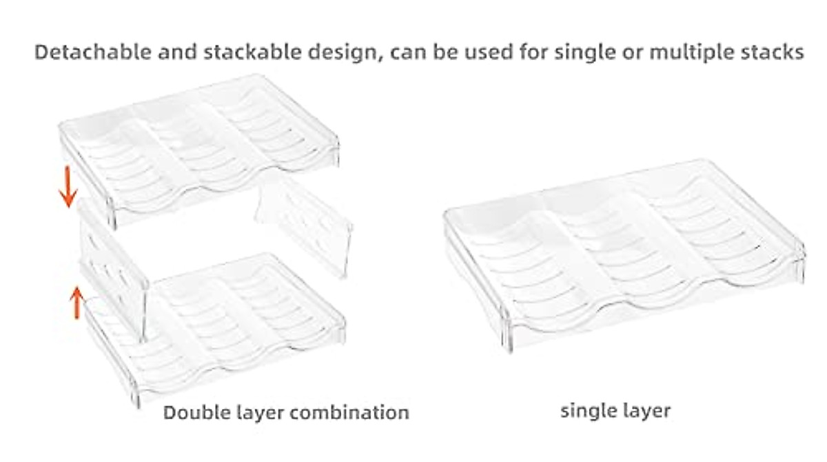IEEK Stackable Bottle Storage Rack - Maximize Space
