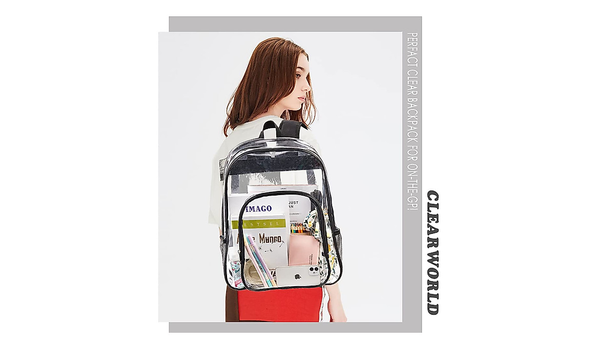 Stadium Approved Clear Mini Backpack for Concerts & Travel