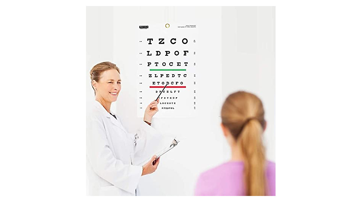 Buy PECULA Snellen Eye Chart for Easy Vision Tests