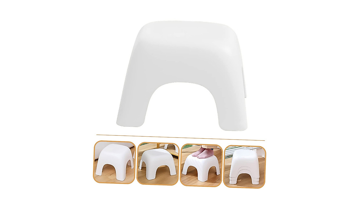 Kids Plastic Stool - Safe & Stackable Footstool