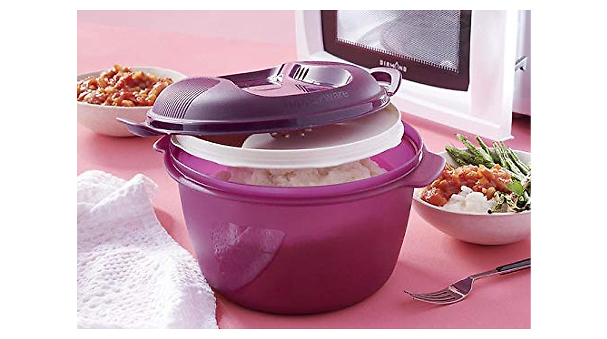 Pink Microwave Rice Maker - Cook Perfect Rice Easily
