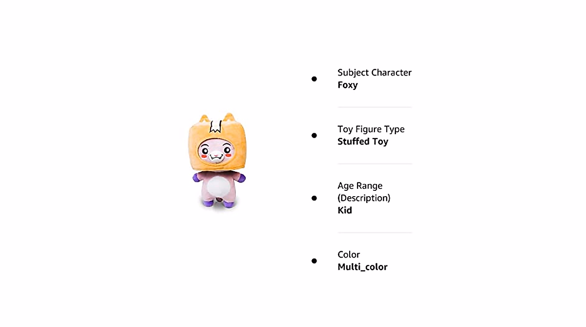 Foxy Plush Toy | LankyBox Official Merch for Kids