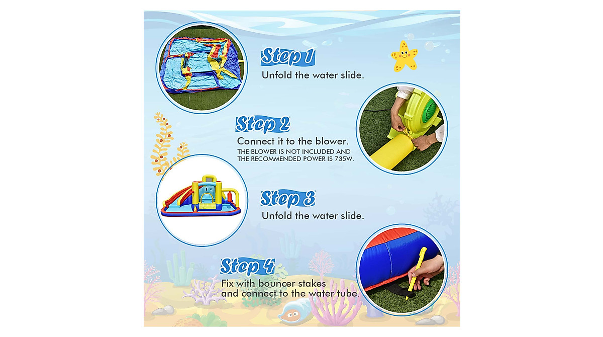 Inflatable Water Slide & Bounce House for Kids | BOUNTECH Outdoor Fun